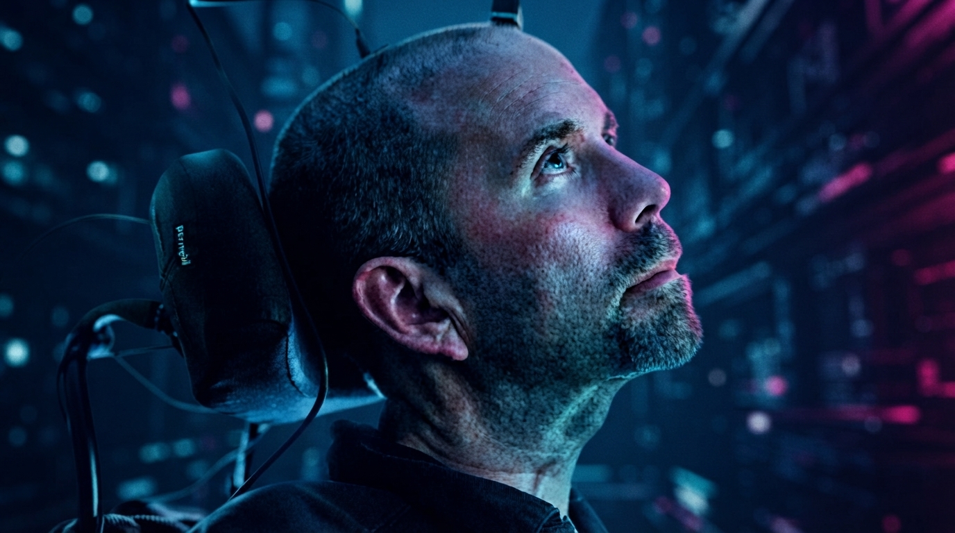 Editorial illustration for How Brain-Computer Interfaces Translate Thought into Motion
